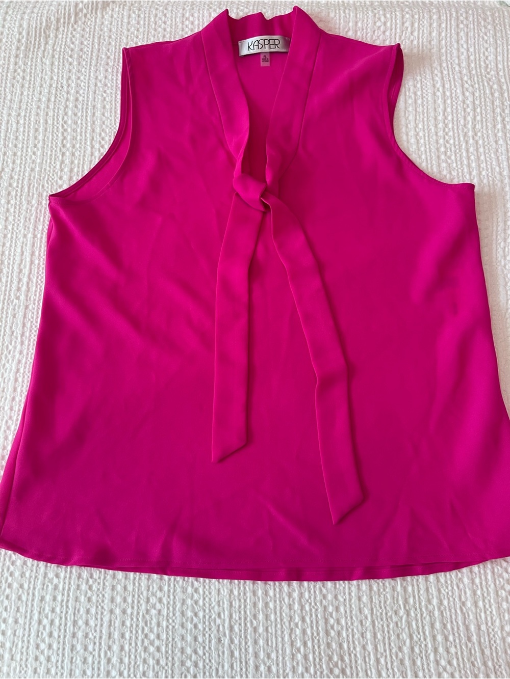 Kasper Fuchsia Career Blouse petite
